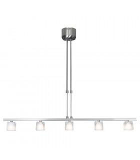 Luster Straight Bar Pendant Ceiling Light Satin Nickel