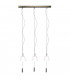 Virgin 3 Light Straight Bar Pendant Ceiling Light Bronze