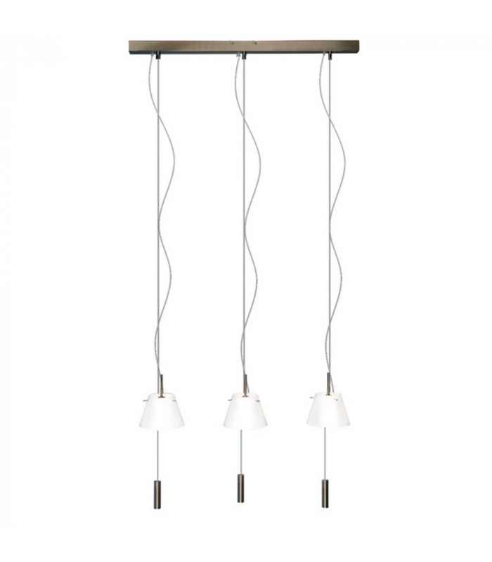 Virgin 3 Light Straight Bar Pendant Ceiling Light Bronze