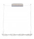Ufo Straight Bar Pendant Ceiling Light Satin Nickel