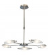 Ribble Multi Arm Pendant Ceiling Light Satin Nickel