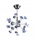 Petflow Spherical Pendant Ceiling Light Satin Nickel