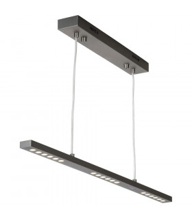Minimum Straight Bar Pendant Ceiling Light Satin Nickel