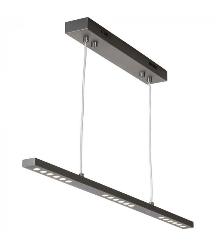 Minimum Straight Bar Pendant Ceiling Light Satin Nickel