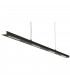 Minimum Straight Bar Pendant Ceiling Light Satin Nickel