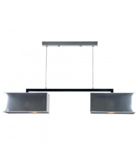 Maxima Straight Bar Pendant Ceiling Light Chrome