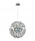 Sounds Spherical Pendant Ceiling Light Chrome