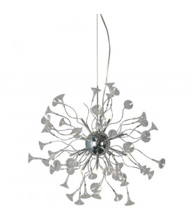 Minisounds Spherical Pendant Ceiling Light Chrome