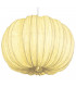 Pumpkin Spherical Pendant Ceiling Light Cream Silk