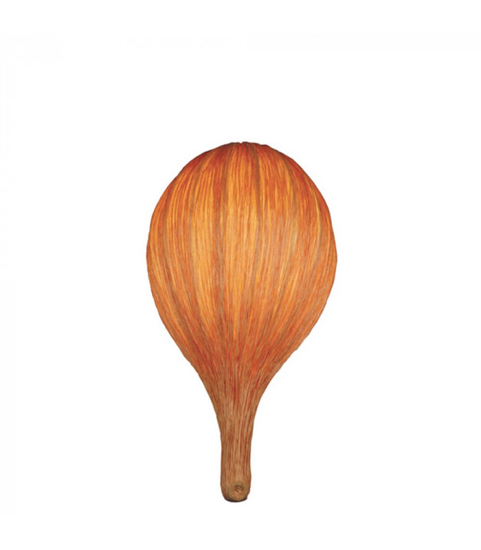 Radisch Pendant Ceiling Light Orange Silk