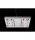 6 Light Commercial Lighting White