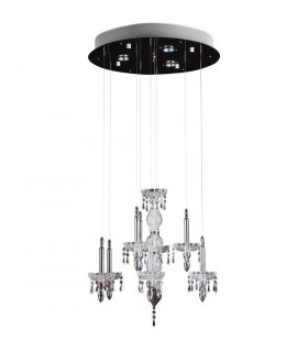 Ghostly Cluster Pendant Ceiling Light Chrome