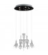 Ghostly Cluster Pendant Ceiling Light Chrome