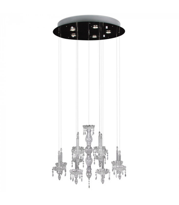 Ghostly Cluster Pendant Ceiling Light Chrome