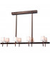 Luster Straight Bar Pendant Ceiling Light Bronze