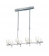 Luster Straight Bar Pendant Ceiling Light Satin Nickel