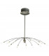 Umbrella Multi Arm Pendant Ceiling Light Satin Nickel