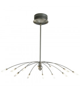 Umbrella Multi Arm Pendant Ceiling Light Satin Nickel