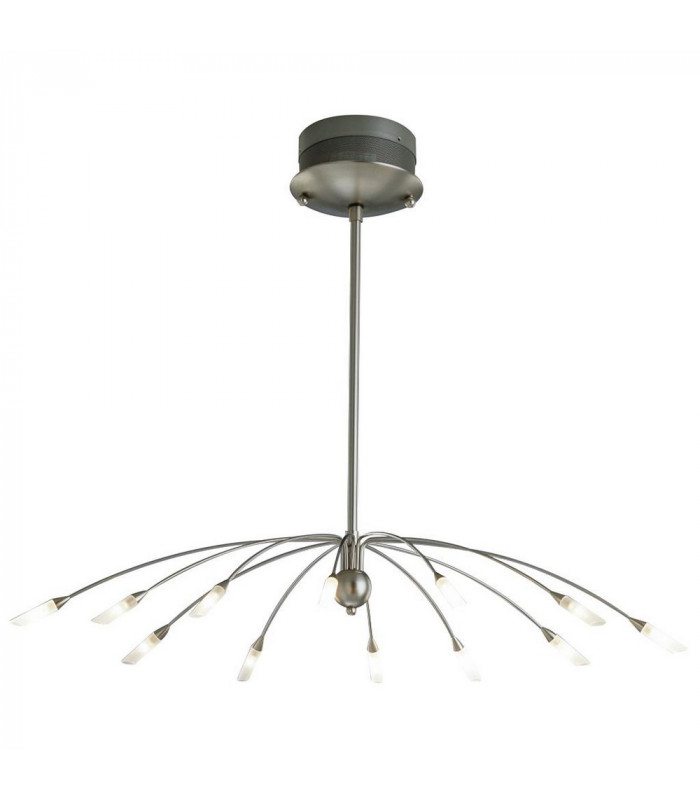 Umbrella Multi Arm Pendant Ceiling Light Satin Nickel