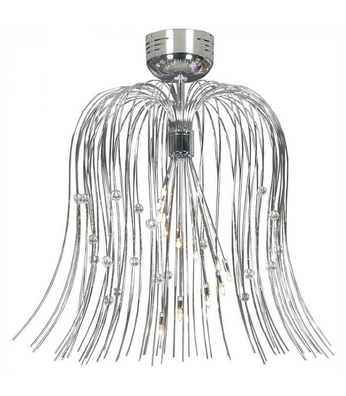 Victor Semi Flush Light Chrome