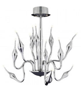 Snow Goose Multi Arm Pendant Ceiling Light Chrom