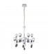 Hip Hop Multi Arm Chandeliers White Acrylic