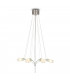 Chiara Multi Arm Pendant Ceiling Light Satin Nickel