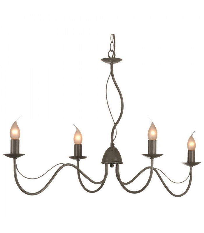 Long Island Multi Arm Pendant Ceiling Light Gray