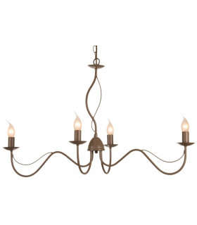 Long Island Multi Arm Pendant Ceiling Light Pale Taupe