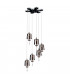 Dance Cluster Pendant Ceiling Light Chrome