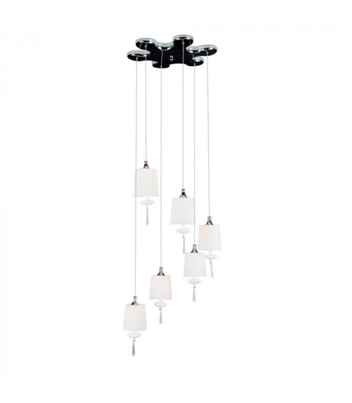 Dance Cluster Pendant Ceiling Light White