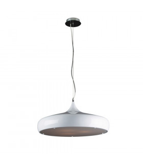Corazon 3 Light Dome Pendant Ceiling Lights White