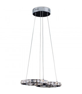Aureool Integrated Pendant Ceiling Light Light Chrome