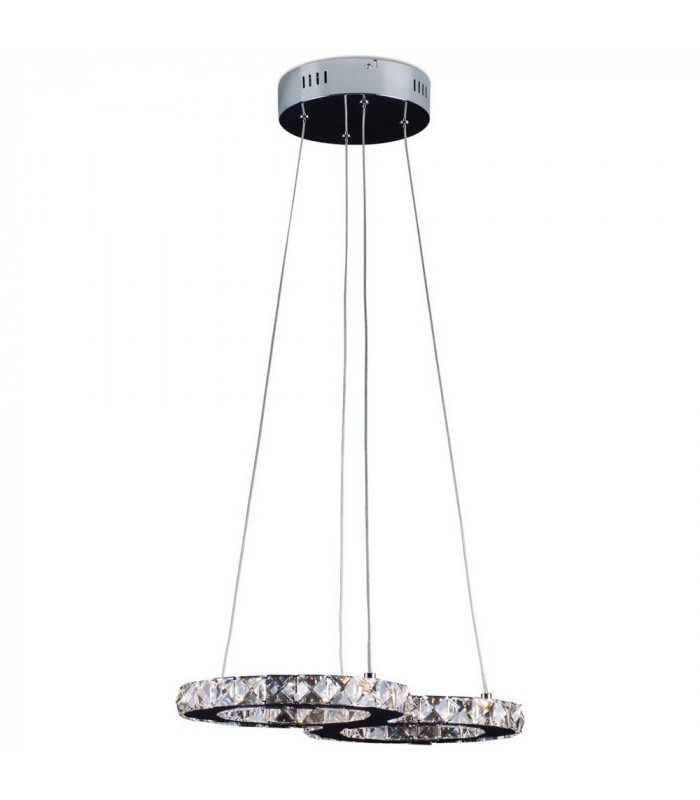 Aureool Integrated Pendant Ceiling Light Light Chrome