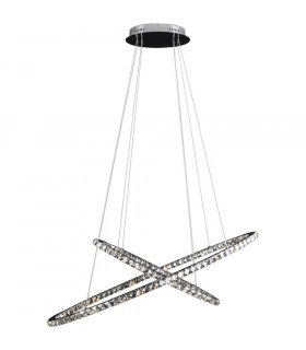Aureool Integrated Pendant Ceiling Light Light Chrome
