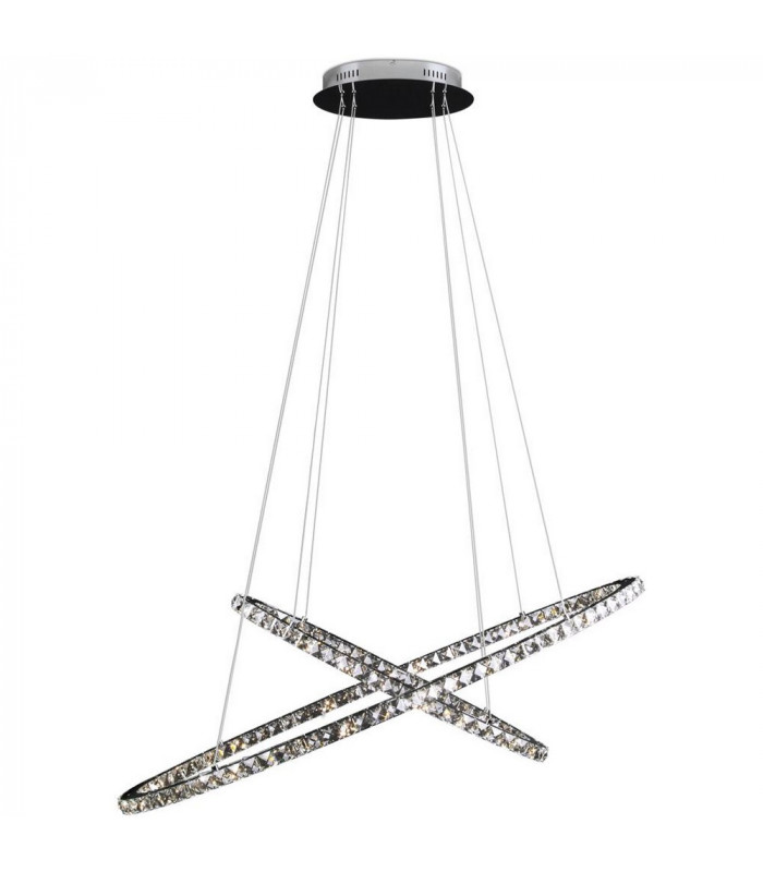 Aureool Integrated Pendant Ceiling Light Light Chrome