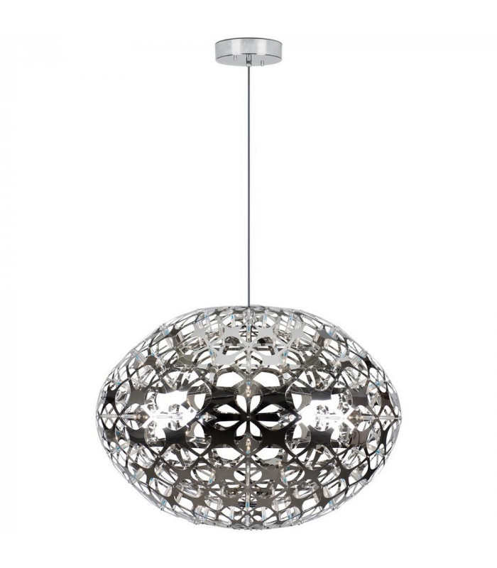 Orbiter Spherical Pendant Ceiling Light Chrome