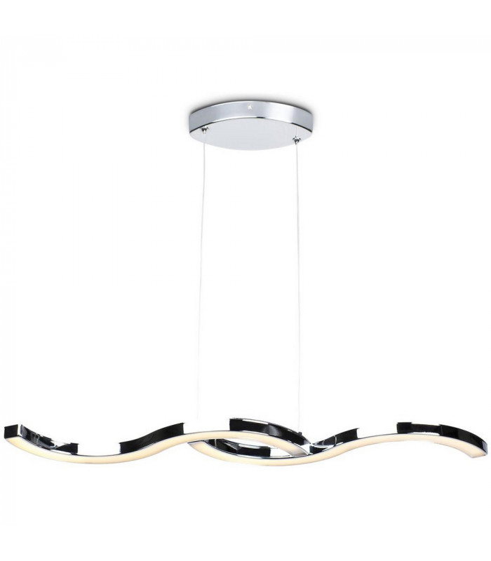 Bezier Integrated Pendant Ceiling Light Light Chrome