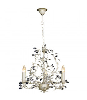 Michelan 3 Light Multi Arm Chandeliers Cream