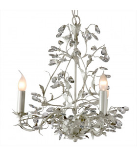 Michelan 3 Light Multi Arm Chandeliers Beige Gray