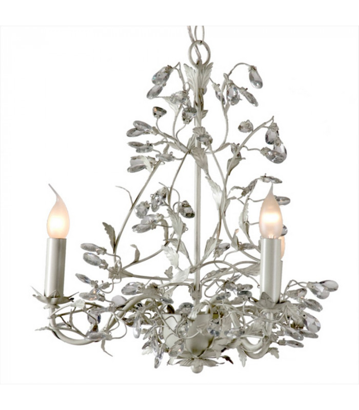 Michelan 3 Light Multi Arm Chandeliers Beige Gray