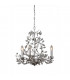 Michelan 3 Light Multi Arm Chandeliers Brushed Silver