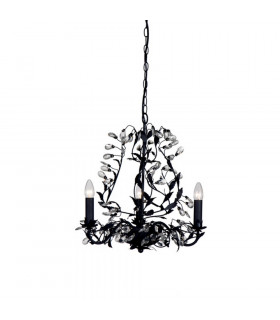 Michelan 3 Light Multi Arm Chandeliers Black