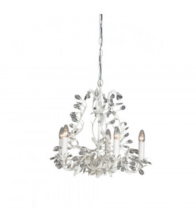 Michelan 5 Light Multi Arm Chandeliers White Frosted