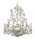 Michelan 8 Light Multi Arm Chandeliers Beige Gray