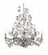 Michelan 12 Light Multi Arm Chandeliers Brushed Silver