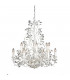 Michelan 12 Light Multi Arm Chandeliers White Frosted