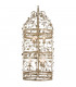 Michelan 6 Light Wire Frame Pendant Ceiling Light Cream