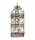 Michelan 6 Light Wire Frame Pendant Ceiling Light Rust