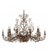 Michelan Multi Arm Chandeliers Rust